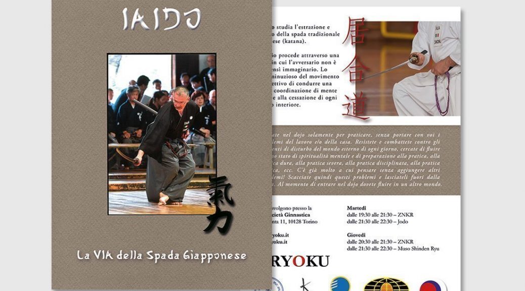 Volantino Arti Marziali IAIDO Kiryoku