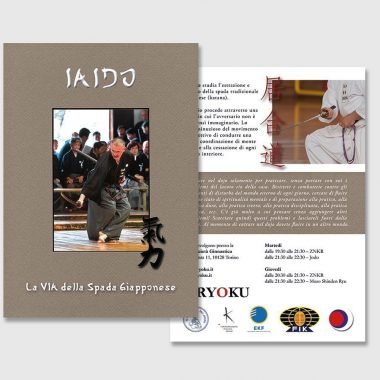 Volantino Arti Marziali IAIDO Kiryoku