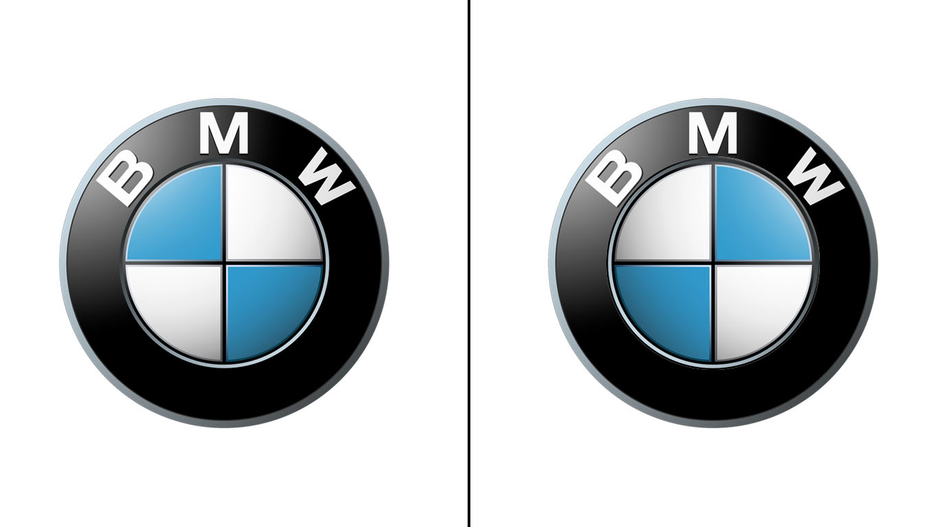 Confronto loghi BMW