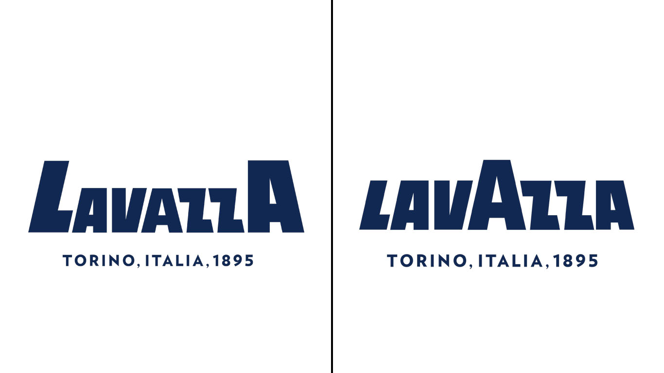 Confronto loghi Lavazza