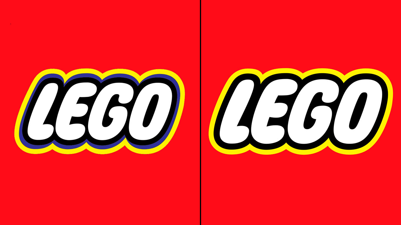 Confronto loghi Lego