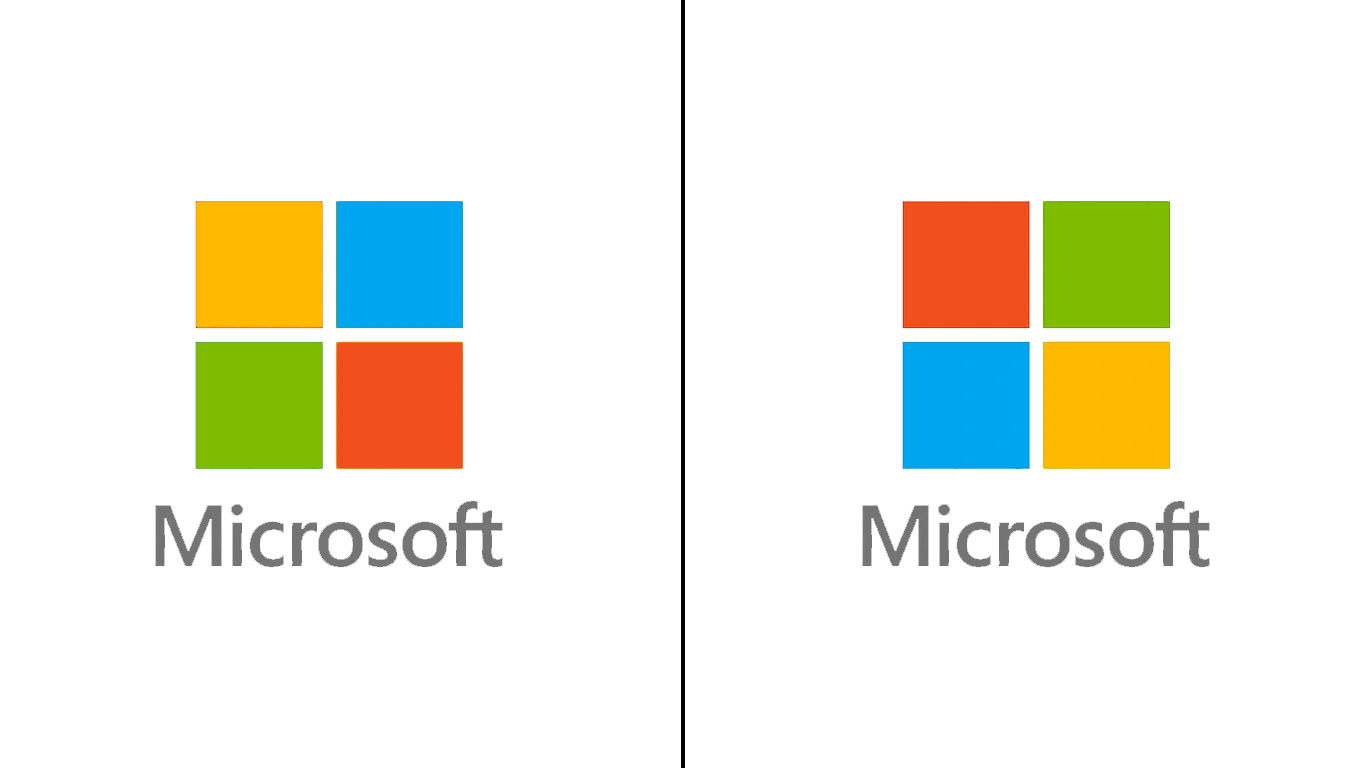 Confronto loghi Microsoft