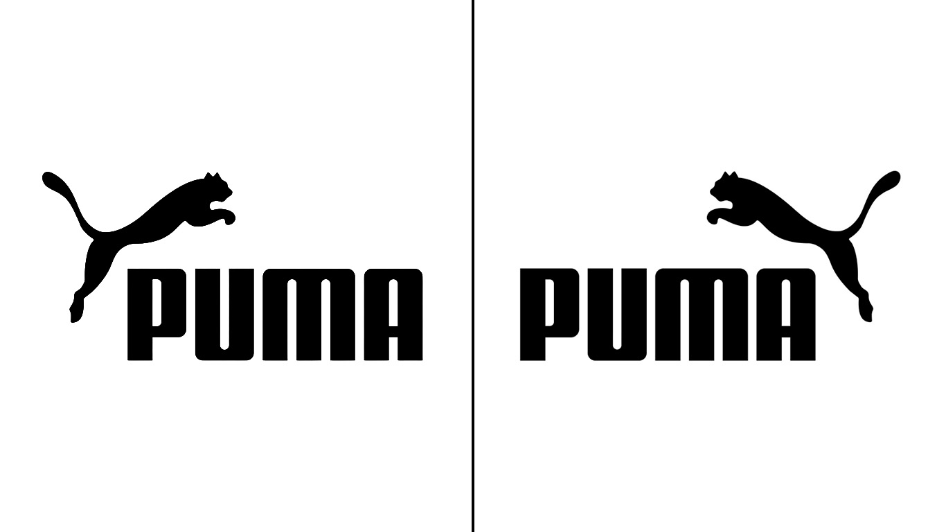 Confronto loghi Puma